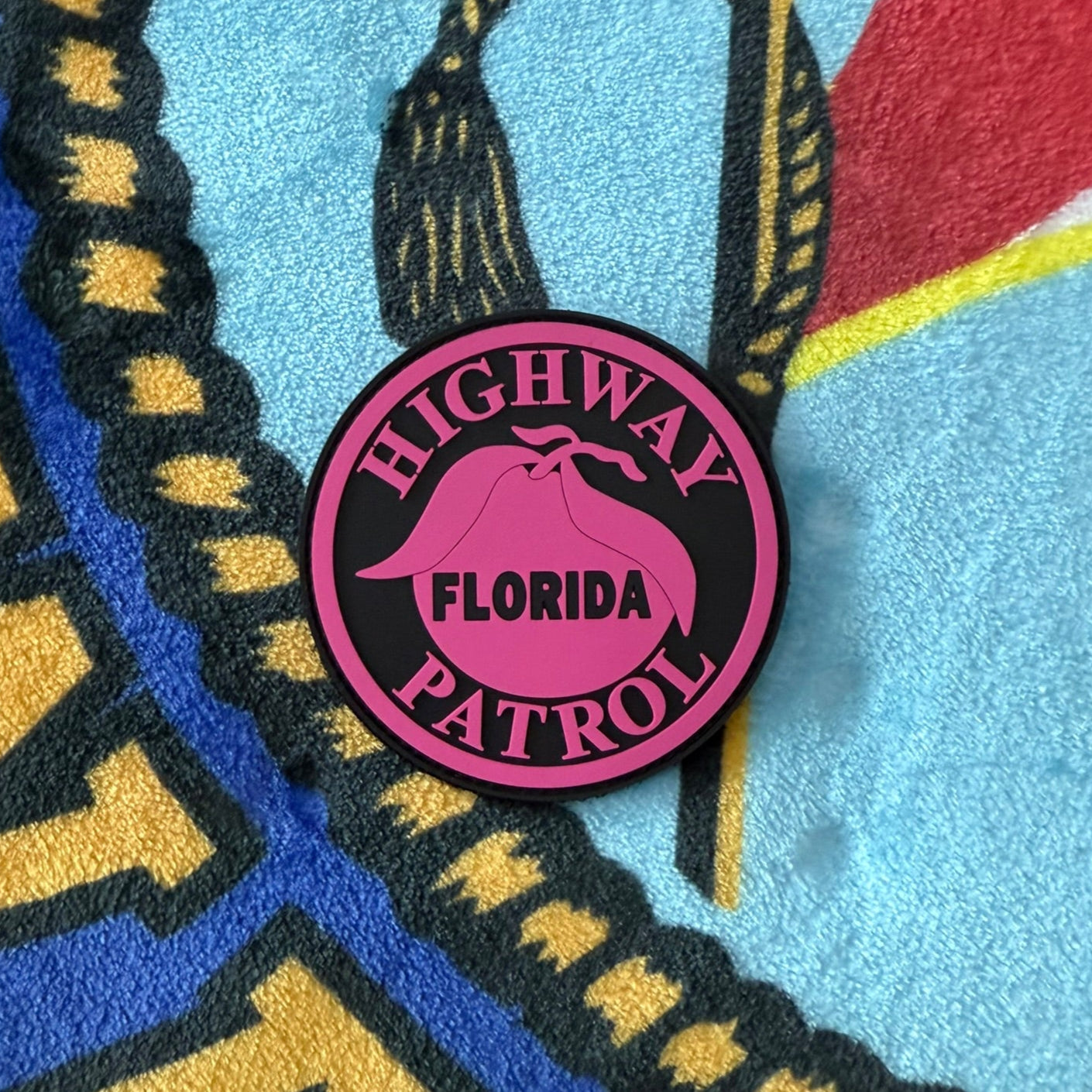 Florida Highway Patrol PVC Shoulder Patch