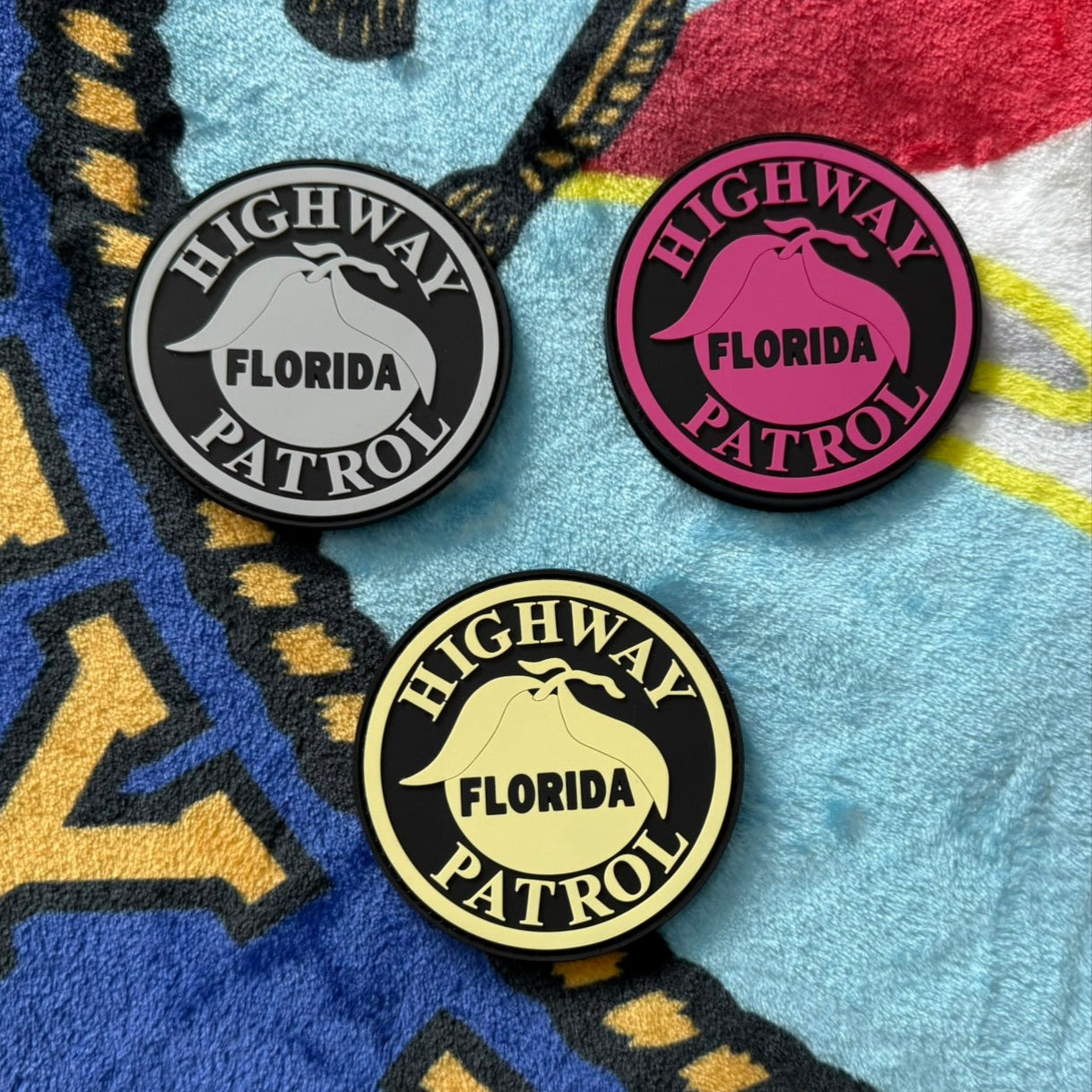 Florida Highway Patrol PVC Shoulder Patch