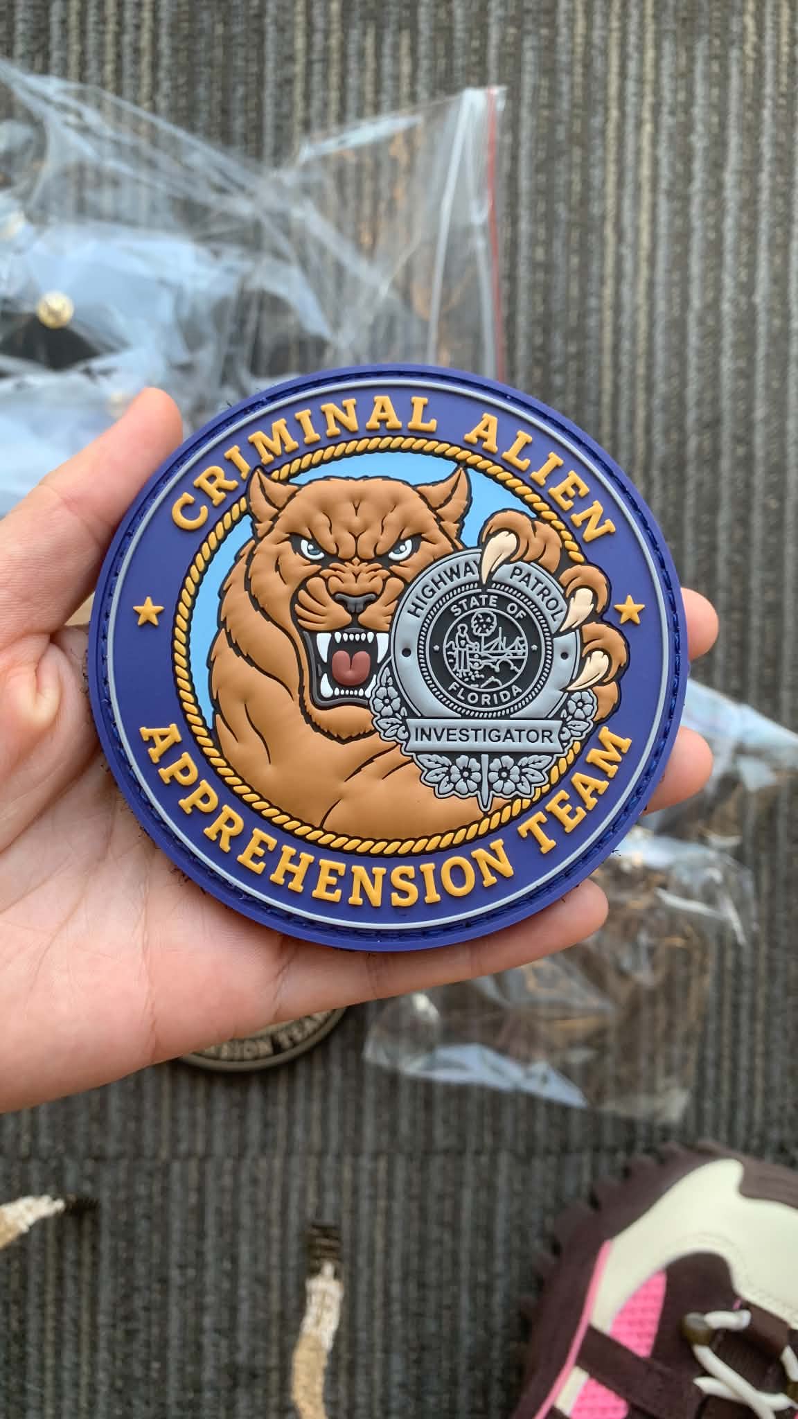 FHP Criminal Alien Apprehension Team PVC Shoulder Patch