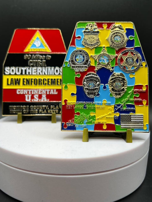 Autism Awareness Buoy Coin