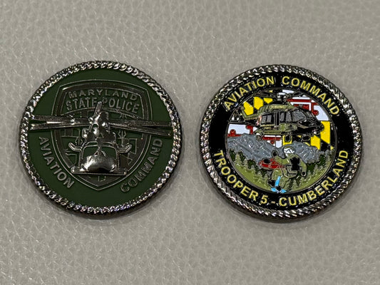 Maryland State Police - Aviation Command Challenge Coin